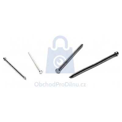 Hřebík kolářský, ČSN 02 2820, z oceli, bez povrchové úpravy - 50 x 2,24, balení 3 kg