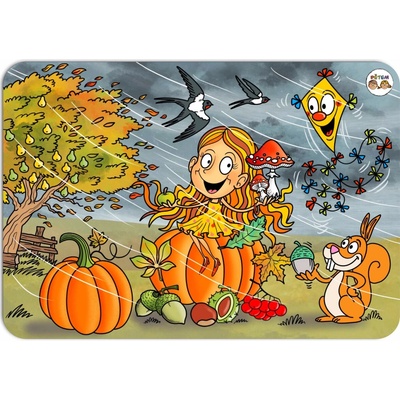 PokojovaDekorace.cz Prostírání pro rozvoj řeči 112 Podzim 43x30cm