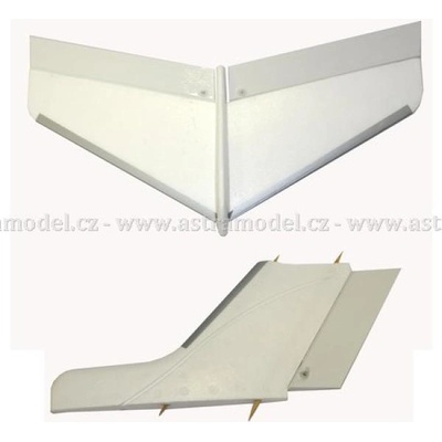 Super Flying Model Airways Jet - опашни повърхности