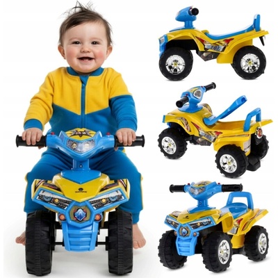 Quad Goodyear Ride-On Modro-žluté