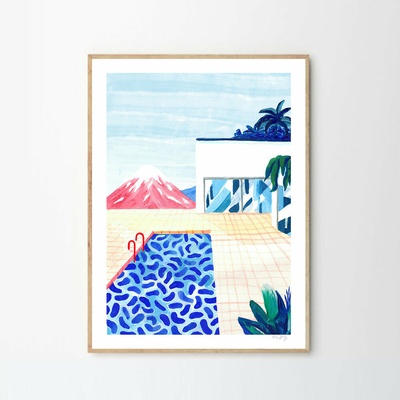 Moikka Plagát Japan by Nina Dissing 70x100 cm