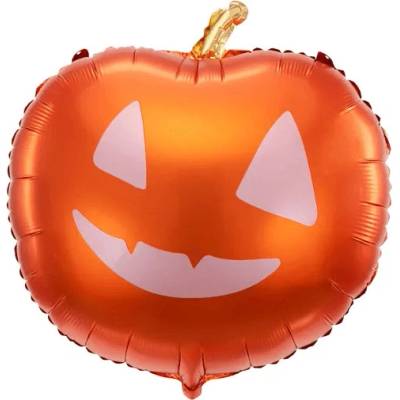 PartyDeco Fóliový balón matný Tekvica 40 x 40 cm
