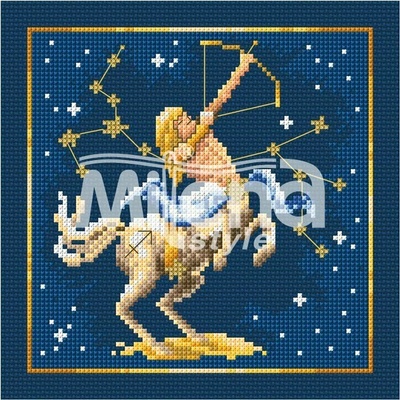 Milena Style Зодия Стрелец - гоблен със схема конци Ariadna
