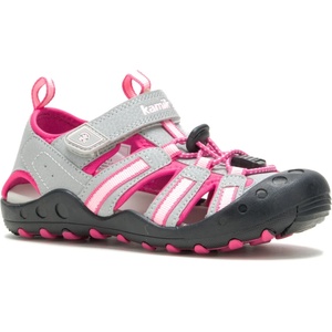 Kamik Детски сандали Kamik Kid's Crab Sandals - Grey / Pink - размер 28 (EU) (702-4043-0217)