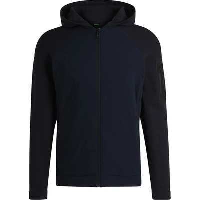 Boss Яке Boss Men's K Desert Hy 01 Green Weather Resistant Breathable Hybrid Jacket - Dark Blue 402