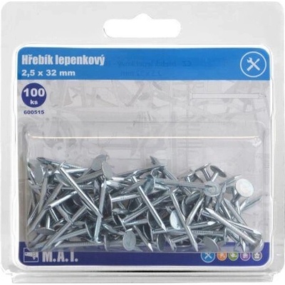 M.A.T. GROUP Kartónové klince pozinkované 32 × 2,5 mm (100 ks)