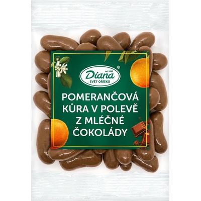 Diana Company Pomarančová kôra v poleve z mliečnej čokolády 100 g