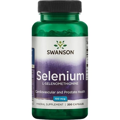 Swanson Selenium 100 mcg ( L-Selenomethionine ) [200 капсули]
