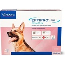 Veterinárne prípravky Virbac Effipro spot-on Dog 268 mg L 20-40 kg 4 x 2,68 ml