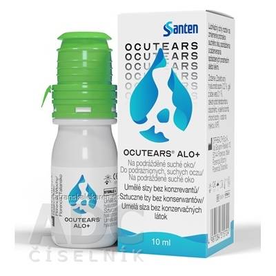OCUTEARS ALO+ očný roztok, bez konzervačných látok 1x10 ml