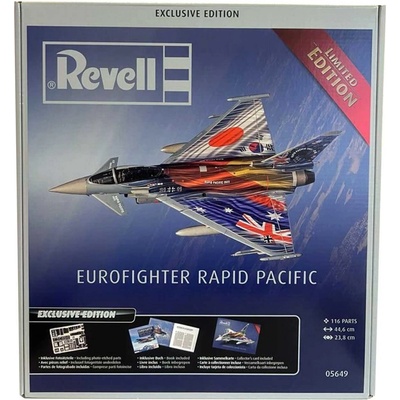 Revell Eurofighter Pacific Limited Edition plastic ModelKit letadlo 05649 1:72