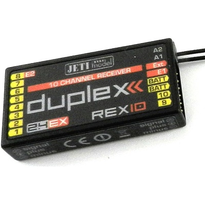 JETI DUPLEX REX 10 2,4GHz 10k prijímač CZ