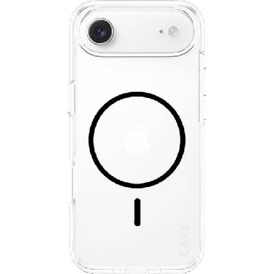 CARE Urban Explorer прозрачен калъф с черен MagSafe за iPhone Air - прозрачен (90241)
