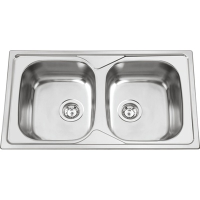 Sinks RDOKM86050026V OKIO 860 DUO V 0,6mm matný