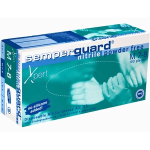 Sempermed Semperguard Xpert нитрилни ръкавици - подсилени и устойчиви | 100 бр (30000016)