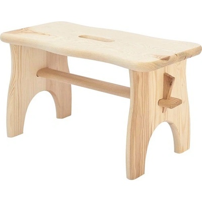 Stolička 38 × 19 × 21 cm, nosnosť 100 kg drevo,borovica 716050