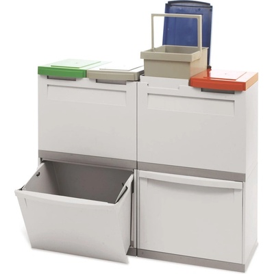 Odpadkový kôš EKOMODUL 2x30 l + 4x15 l