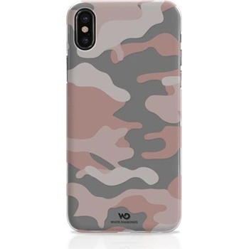 Púzdro White Diamonds Camouflage Case iPhone X - Rose zlaté