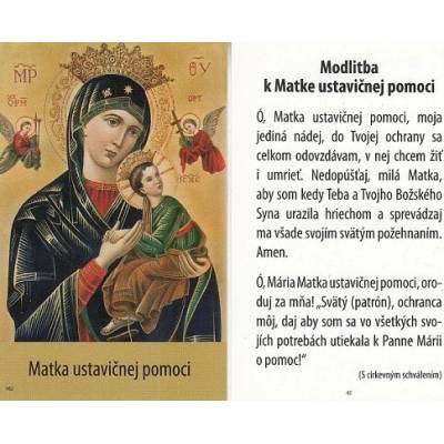 Obrázok lam. (162) s modlitbou (42)
