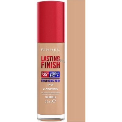 Rimmel London Lasting Finish 35H SPF20 Dlhotrvajúci hydratačný make-up 160 Vanilla 30 ml