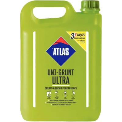 Penetrace barevná - koncentrát Atlas Uni-Grunt Ultra – 4 kg