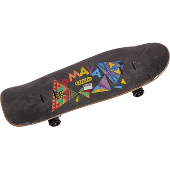 Скейтборд Vintage 90/96 - Dreadful, червен - Черен със сиво