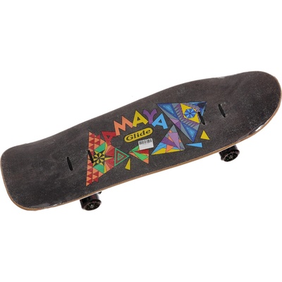 Скейтборд Vintage 90/96 - Dreadful, червен - Черен със сиво