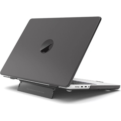 PROTEMIO 108564 FROST Obal pre Macbook Air 13 (M2 / M3 / M4) A2681 / A3113 / A3240 čierny