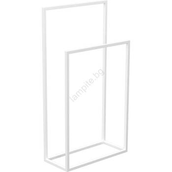 Luminex Закачалка за кърпа 85x45 см бяла (LU9899)