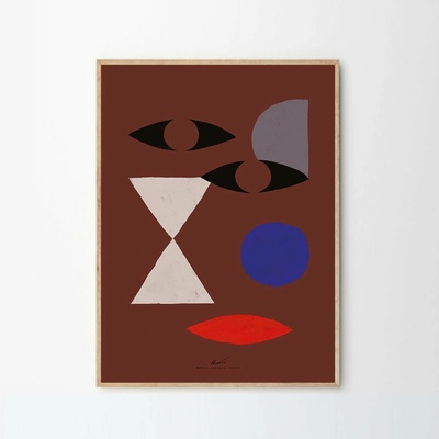 Moikka Plakát Abstract Face by Matías Larrain 21x29,7 (A4)