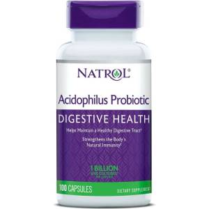 Natrol Acidophilus Probiotic 100mg, 100 Capsules