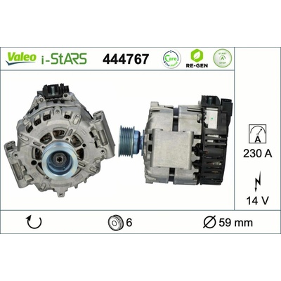 Generátor zapaľovania VALEO RE-GEN REMANUFACTURED STOP&START 444767