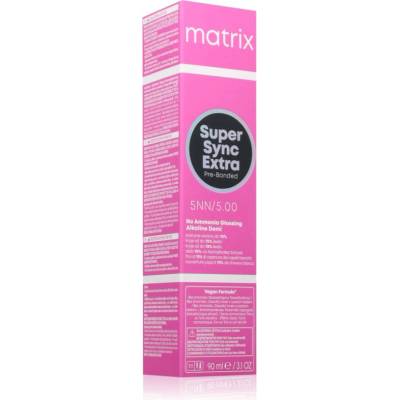 Matrix Super Sync Extra Pre-Bonded перманентната боя за коса без амоняк цвят 5NN 90ml