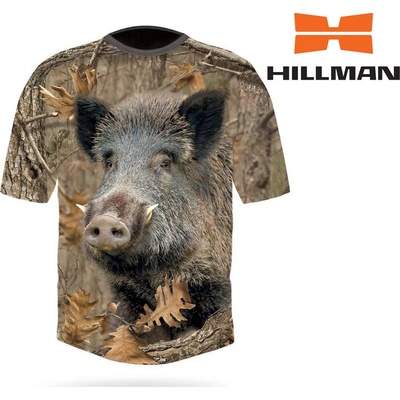Tričko Hillman Gamewear 3D Myslivecké DGT Divočák b. Kamufláž – Hledejceny.cz