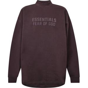 Fear of god essentials Блуза FEAR OF GOD ESSENTIALS Men's Crew Sweatshirt - Plum