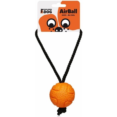 EXPLORER DOG AirBall na provaze Oranžový 6,5 cm
