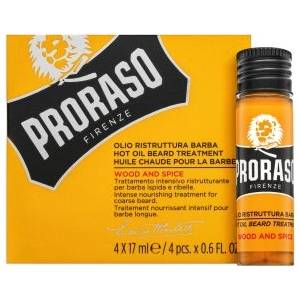 Proraso Wood And Spice олио Hot Oil Beard Treatment 4 x 17 ml