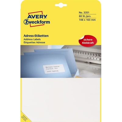 Avery Zweckform 148x103 mm, bílé 3351