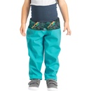 Unuo Batolecí softshellové kalhoty s fleecem Basic Sv. Smaragdová Ptáček