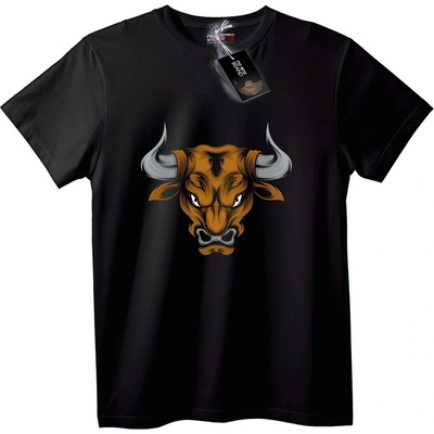 NOONEBRAND Тениска Биковска Глава - 3XL, Black