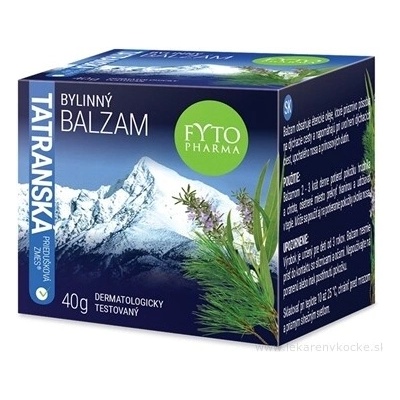 Fytopharma Tatranská průdušková směs balzám 40 g
