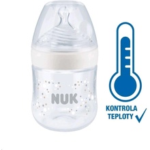 Nuk kojenecká láhev Nature Sense s kontrolou teploty bílá 150 ml