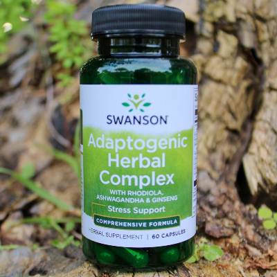 Swanson Rhodiola Ashwagandha Ginseng Complex 60 kapsúl