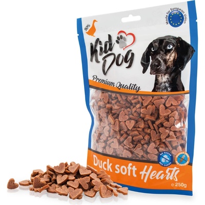 KidDog Kačacie mäkké srdiečka 250 g