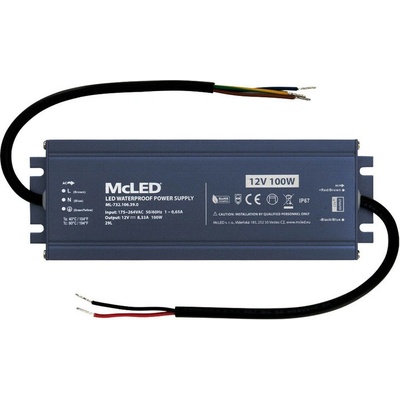 MCLED Napaječ LED 100W 12V/8,33A IP67 ML-732.106.39.0 ML-732.106.39.0