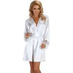 Beauty Night Fashion Сатенен халат FabienneBN6435 - Бял, размер XXL