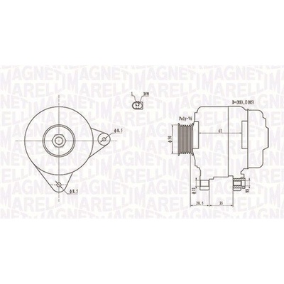Generátor MAGNETI MARELLI 063731921010