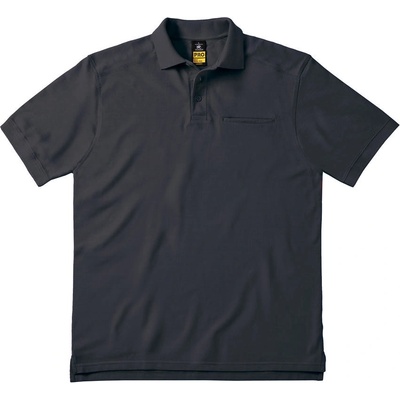 B&C Skill Pro pracovné piqué polo sivá dark