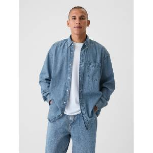GAP Дънкова риза с големи размери GAP GAP | Sin | МЪЖЕ | XS