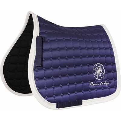 Fleur de lys Plstenka Classic modrá biela